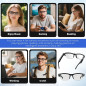 Smart Bluetooth Glasses with Open-Ear Audio, Photochromic Polarized Lenses, IPX4 Waterproof, Voice Assistant Smart Bluetooth Glasses with Open-Ear Audio, Photochromic Polarized Lenses, IPX4 Waterproof, Voice Assistant