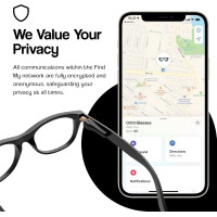 ORBIT x Glasses Tracker for Apple Find My (iOS Only) – Locate Your Glasses Easily, No Android Support
