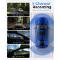 360° 4-Channel Dash Cam with GPS, 5G WiFi, Night Vision, 160° Wide, WDR, 24H Parking, 128GB Card Included 360° 4-Channel Dash Cam with GPS, 5G WiFi, Night Vision, 160° Wide, WDR, 24H Parking, 128GB Card Included