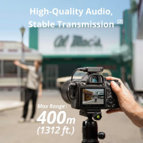 DJI Mic Mini : Micro Sans Fil Ultra Léger 48h, Anti-Bruit