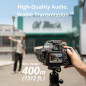 DJI Mic Mini (2 émetteurs + 1 récepteur) - Micro-cravate sans fil ultraléger, 48h, réduction bruit, vlog