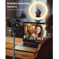 UBeesize Ring Light 12 avec Trépied 62 pour Vidéo, Live Streaming, Compatible Téléphones & Caméras UBeesize Ring Light 12 avec Trépied 62 pour Vidéo, Live Streaming, Compatible Téléphones & Caméras