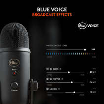 Micro Logitech Blue Yeti USB pour Streaming, Gaming & Podcast