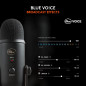 Logitech Blue Yeti USB Microphone for Gaming, Streaming, Podcasting, YouTube, Discord – Blackout
