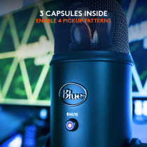 Micro Logitech Blue Yeti USB pour Streaming, Gaming & Podcast