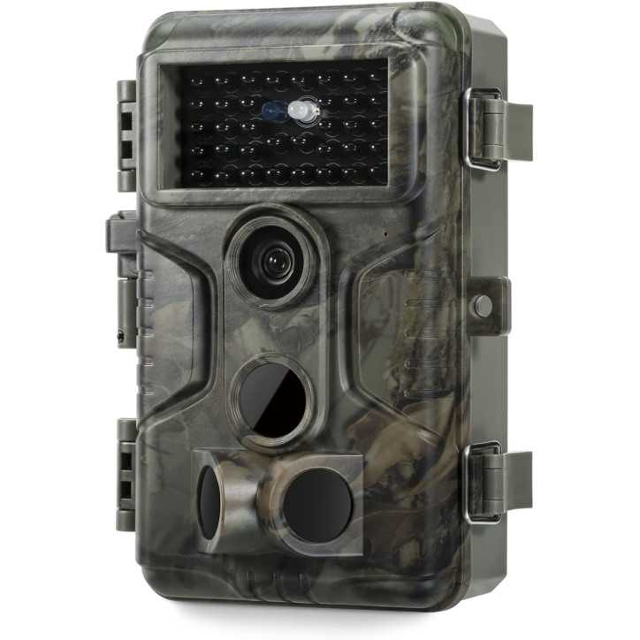 GardePro A3S Caméra de Chasse 64MP 1296p Vision Nocturne 100ft Sans Lueur Déclenchement Rapide 0.1s Étanche