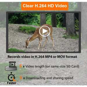 GardePro A3S : Caméra Trail 64MP, Vision Nocturne 100ft