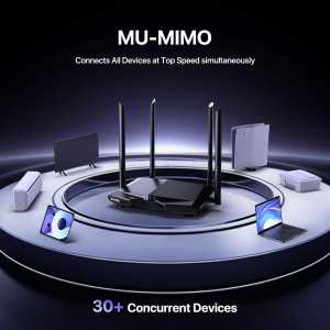 Tenda AC1200 Dual Band WiFi Router with Smart App & Parental Controls