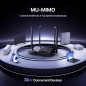 Tenda AC1200 Smart WiFi Router Dual Band High Speed with Smart APP, 4 Ethernet Ports, Guest WiFi & Parental Controls