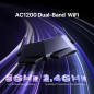 Routeur WiFi Tenda AC1200 Dual Band, Haute Vitesse, 4 Ports Ethernet, App Smart, Contrôle Parental Routeur WiFi Tenda AC1200 Dual Band, Haute Vitesse, 4 Ports Ethernet, App Smart, Contrôle Parental