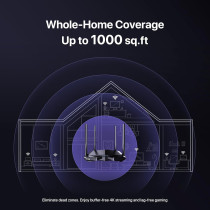 Tenda AC1200 Dual Band WiFi Router with Smart App & Parental Controls
