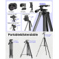 Vlogging Kit for iPhone/Android with Wireless Mic, Tripods, RGB Fill Light – YouTube & TikTok Starter Pack Vlogging Kit for iPhone/Android with Wireless Mic, Tripods, RGB Fill Light – YouTube & TikTok Starter Pack