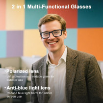 Smart Waterproof Bluetooth Glasses for Men & Women with Polarized Lenses
