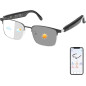 AI Smart Glasses with Real-Time 160+ Language Translation, Photochromic Lenses, Speakers & Mic, Bluetooth AI Smart Glasses with Real-Time 160+ Language Translation, Photochromic Lenses, Speakers & Mic, Bluetooth