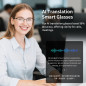 AI Smart Glasses with Real-Time 160+ Language Translation, Photochromic Lenses, Speakers & Mic, Bluetooth AI Smart Glasses with Real-Time 160+ Language Translation, Photochromic Lenses, Speakers & Mic, Bluetooth
