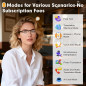 Lunettes Intelligentes AI – Traduction Instantanée 164 Langues, Bluetooth, Anti-Lumière Bleue, IPX5 Or Lunettes Intelligentes AI – Traduction Instantanée 164 Langues, Bluetooth, Anti-Lumière Bleue, IPX5 Or