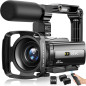 Caméra Vidéo 8K 88MP UHD WiFi Vlogging 18X Zoom, Vision Nocturne IR, Écran Tactile 3 + Accessoires Caméra Vidéo 8K 88MP UHD WiFi Vlogging 18X Zoom, Vision Nocturne IR, Écran Tactile 3 + Accessoires