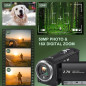 2.7K QHD 50MP Video Camera Camcorder with 16X Zoom, 270° Screen, 32GB SD Card & 2 Batteries, Webcam & Recording While Ch 2.7K QHD 50MP Video Camera Camcorder with 16X Zoom, 270° Screen, 32GB SD Card & 2 Batteries, Webcam & Recording While Ch