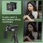 Caméra Vidéo 2.7K QHD 50MP Zoom 16X Webcam Vlogging Écran Rotatif 270° avec Carte 32G & 2 Batteries