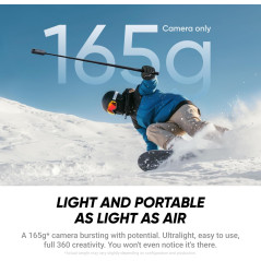 Insta360 X4 Air : Caméra 360 8K légère avec stabilisation AI