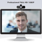 Webcam Gohero Full HD 1080P avec réduction de bruit, cache confidentialité, grand angle, USB Plug & Play Webcam Gohero Full HD 1080P avec réduction de bruit, cache confidentialité, grand angle, USB Plug & Play