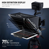 NEEWER Teleprompter X17 II 17 HD avec Télécommande RT113