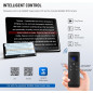 NEEWER Teleprompter X17 II 17 HD avec Télécommande RT113, Cadre Métal, Montage Amélioré, Compatible iPad/iPhone
