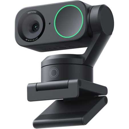 Insta360 Link 2 PTZ 4K Webcam with 1/2 Sensor, AI Tracking, HDR, Noise-Canceling Mic & Gesture Control for PC/Mac