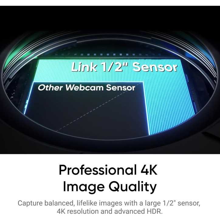 Insta360 Link 2C Webcam 4K 1/2 Capteur HDR Micro Annulation de Bruit IA Contrôle Gestuel PC/Mac Insta360 Link 2C Webcam 4K 1/2 Capteur HDR Micro Annulation de Bruit IA Contrôle Gestuel PC/Mac