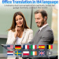 AI Translation Earbuds 3-in-1 Bluetooth 5.4, 164 Languages, 5 Modes, 48H Real-Time Translator for Travel & Business AI Translation Earbuds 3-in-1 Bluetooth 5.4, 164 Languages, 5 Modes, 48H Real-Time Translator for Travel & Business