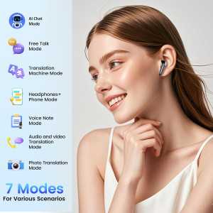 AI Translation Earbuds: Real-Time 164-Language Translator with Bluetooth 5.4