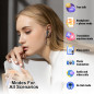 AI Real-Time Translation Earbuds, 164 Languages, 6 Modes, No Subscription, 42H Battery, Audio & Video Calls AI Real-Time Translation Earbuds, 164 Languages, 6 Modes, No Subscription, 42H Battery, Audio & Video Calls