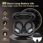 Wireless Sports Earbuds, 80H Playtime, LED Display, IPX7 Waterproof, Noise Canceling Headphones for Workout Wireless Sports Earbuds, 80H Playtime, LED Display, IPX7 Waterproof, Noise Canceling Headphones for Workout
