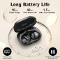 Casque Bluetooth 5.4 Open Ear avec Oreillette Ergonomique, Écran Digital, 40H, IPX6 - Noir