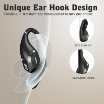 Casque Bluetooth 5.4 Over Ear avec Écran Digital & IPX6