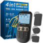 Appareil 4 en 1 TENS & EMS Thérapie, Soulagement Douleur, Rechargeable, 12 Électrodes, Certifié FDA Appareil 4 en 1 TENS & EMS Thérapie, Soulagement Douleur, Rechargeable, 12 Électrodes, Certifié FDA