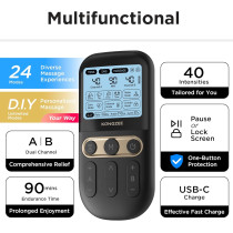 Stimulateur Musculaire 4 en 1 TENS EMS Rechargeable FDA