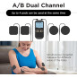 4-in-1 DIY TENS & EMS Muscle Stimulator, Dual Channel Pain Relief Therapy, FDA Cleared, Rechargeable with 12 Electrode Pads