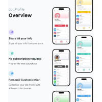 Dot. Thin Digital Business Card – Tap Compatible for iPhone & Android
