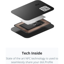 Dot. Thin Digital Business Card – Tap Compatible for iPhone & Android