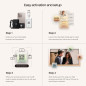 Popl Carte de Visite NFC Intelligente - Partage Instantané Sans Appli - Compatible iPhone & Android (Noir) Popl Carte de Visite NFC Intelligente - Partage Instantané Sans Appli - Compatible iPhone & Android (Noir)
