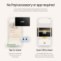 Popl Smart NFC Business Card – Sleek Digital Card with Instant App-Free Sharing, Customizable, Black