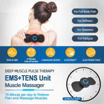 Rechargeable Mini TENS Muscle Stimulator for Pain Relief - FSA/HSA Eligible