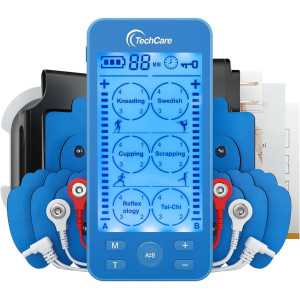 Tens Unit Plus 24 - Rechargeable Multi-Mode Pulse Massager (Blue)