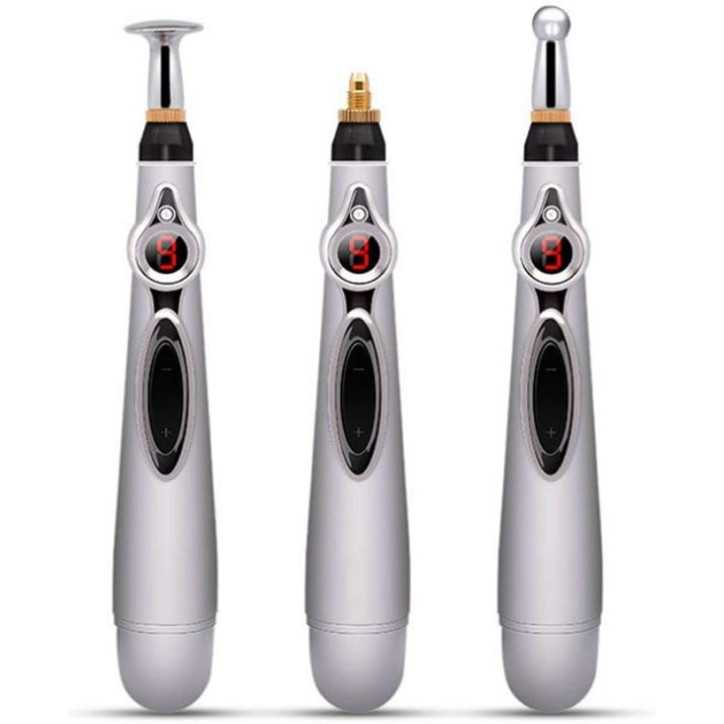 Stylo d'Acupuncture Électronique 3-en-1 pour Soulagement de la Douleur et Thérapie des Méridiens Stylo d'Acupuncture Électronique 3-en-1 pour Soulagement de la Douleur et Thérapie des Méridiens