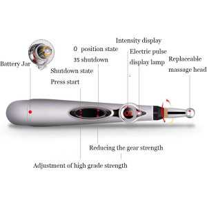 Electronic Acupuncture Pen 3-in-1 Meridian Energy Pain Relief Therapy Device Electric Acupuncture Machine