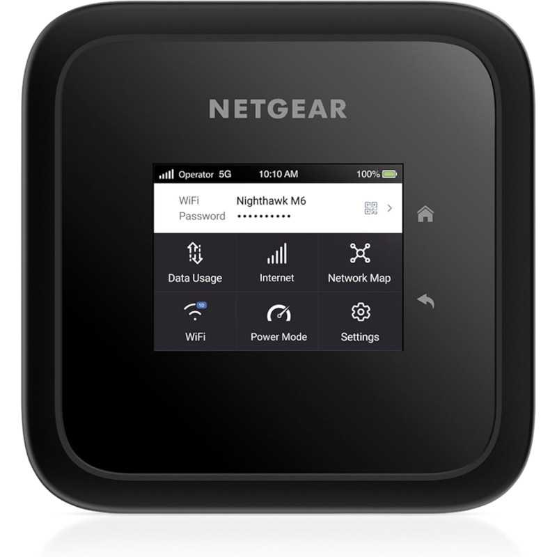 NETGEAR Nighthawk M6 5G Mobile Hotspot Router – WiFi 6, Unlocked MR6150