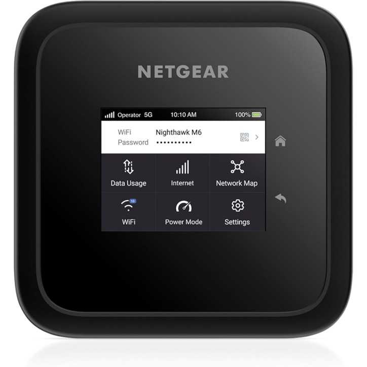 NETGEAR Nighthawk M6 5G Mobile Hotspot WiFi 6, Routeur Portable Débloqué, 2.5Gbps, Compatible Verizon/AT&T/T-Mobile NETGEAR Nighthawk M6 5G Mobile Hotspot WiFi 6, Routeur Portable Débloqué, 2.5Gbps, Compatible Verizon/AT&T/T-Mobile