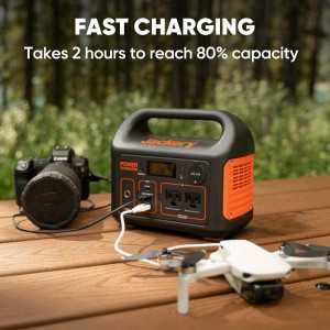 Jackery Explorer 300 – Station d'Énergie Portable 293Wh, Batterie Lithium, Générateur Solaire Optionnel
