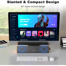 Enceintes Bluetooth SOULION R50 PC, LED & Son Surround